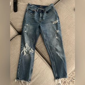 Abercrombie mom jeans size 0
